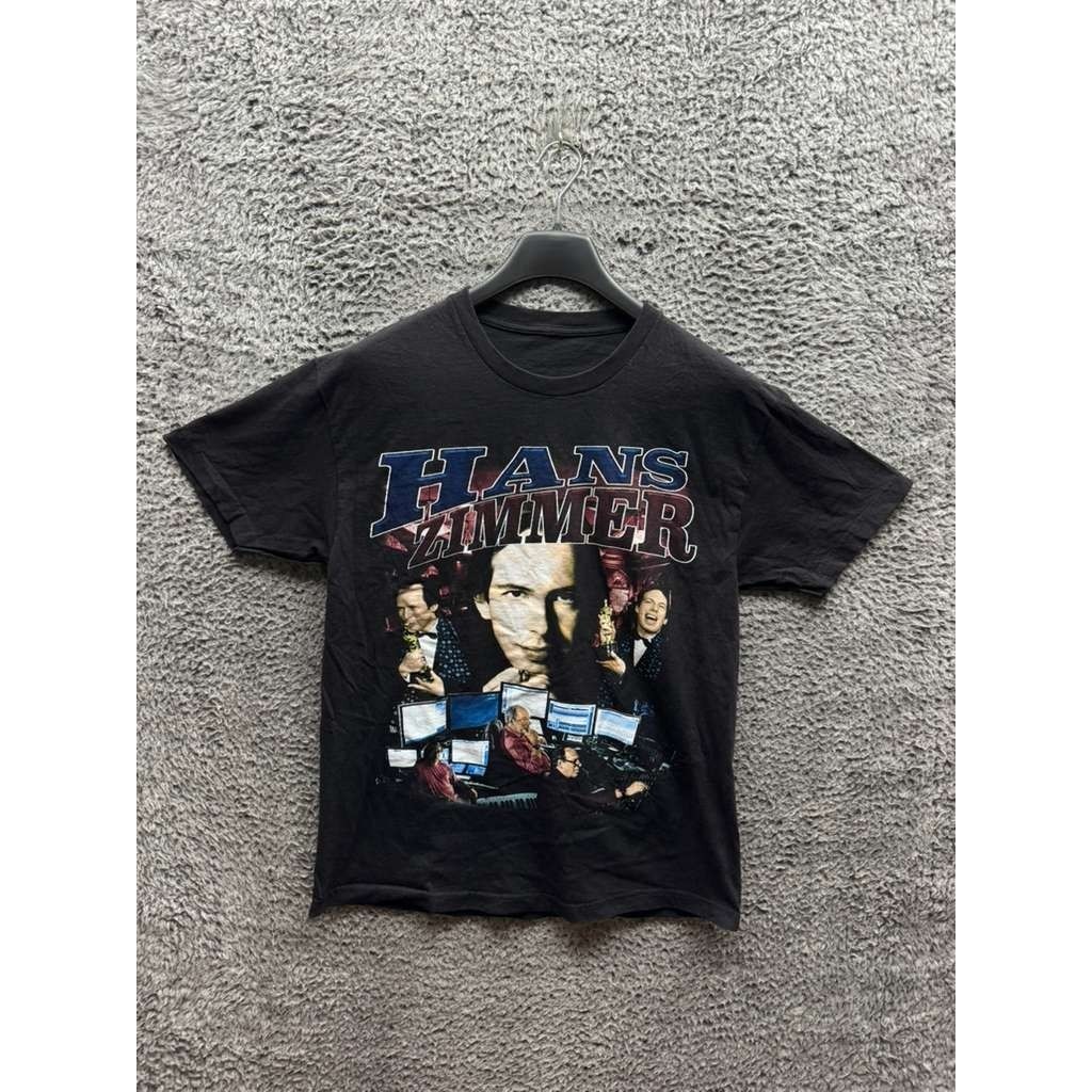 Vintage Obscure Couture Hans Zimmer Graphic Short Sleeve T-Shirt Mens Size L/Xl
